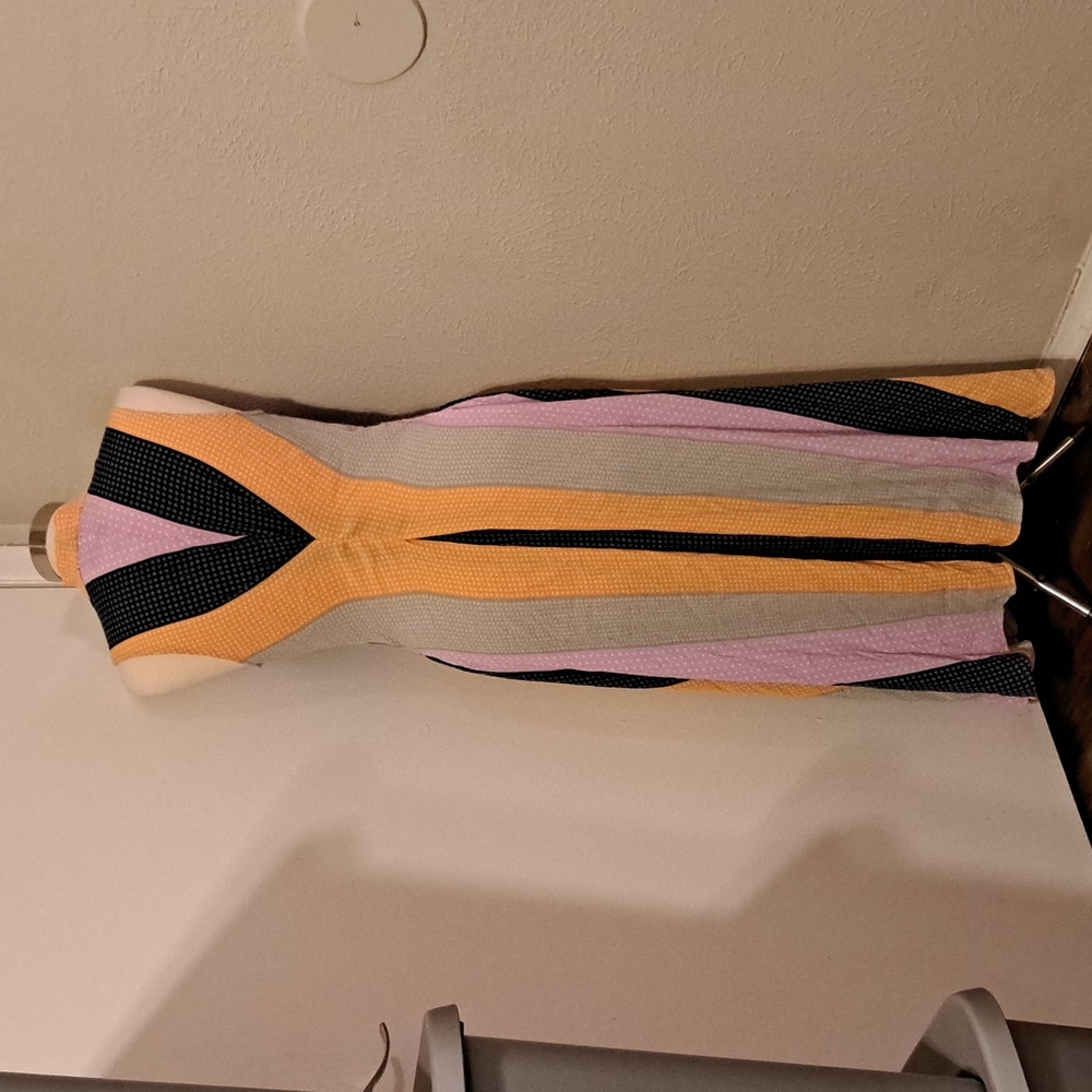 💜Nicole Miller Collection Pastel Stripe Dress💜 - Picture 8 of 9